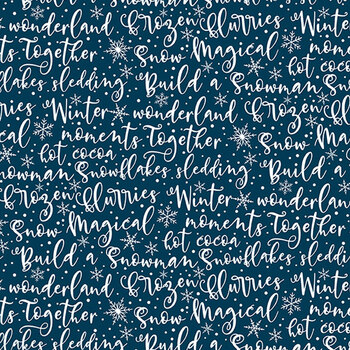 Winter Magic C16363-NAVY by Dani Mogstad for Riley Blake Designs