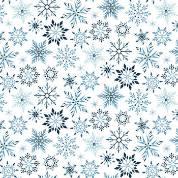 Winter Magic C16365-WHITE by Dani Mogstad for Riley Blake Designs