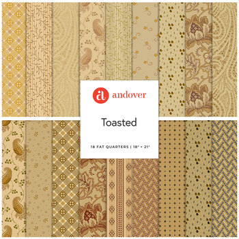 Toasted  18 FQ Set by Jo Morton for Andover Fabrics