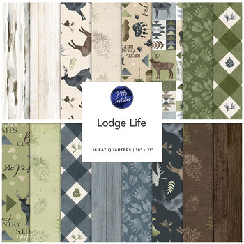 Lodge Life  16 FQ Set by Deane Beesley for P&B Textiles