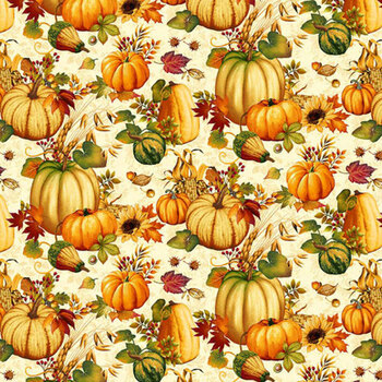 Autumn Fields 8367-44 Cream by Art Loft for Studio E Fabrics