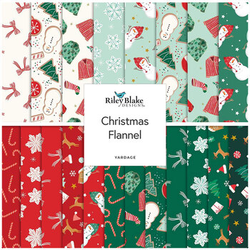 Christmas Flannel  Yardage by Riley Blake Designs