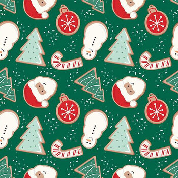 Christmas Flannel F16520-GREEN by My Mind's Eye for Riley Blake Designs