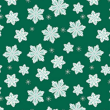 Christmas Flannel F16524-GREEN by My Mind's Eye for Riley Blake Designs