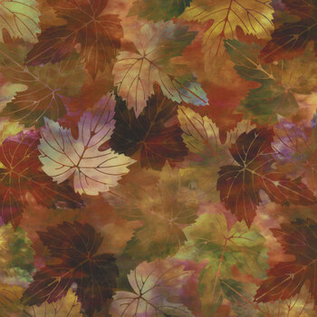 Falling Leaves 5FLS-1 Multi Maple by Jason Yenter for In The Beginning Fabrics