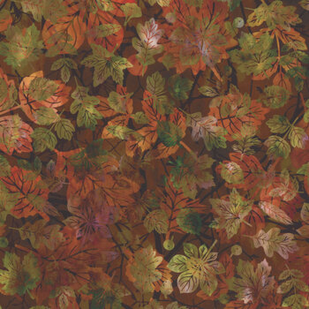 Falling Leaves 7FLS-1 Multi Shadows by Jason Yenter for In The Beginning Fabrics