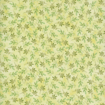 Daydreams 9DD-1 Green Sprigs by Jason Yenter for In The Beginning Fabrics