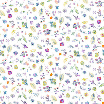 Daydreams 7DD-1 Multi Petite Flowers by Jason Yenter for In The Beginning Fabrics