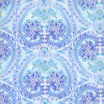 Daydreams 6DD-2 Lavender Floral Paisley by Jason Yenter for In The Beginning Fabrics