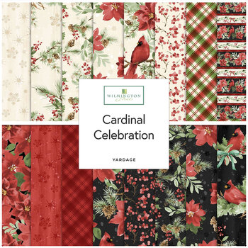 Cardinal Celebration  Yardage by Katrina Pete for Wilmington Prints