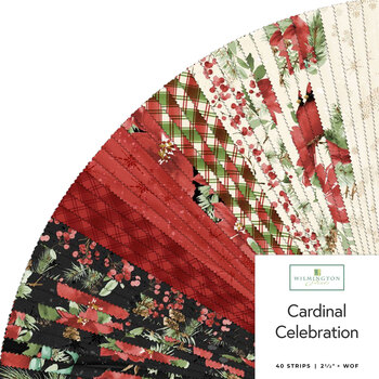 Cardinal Celebration  40 Karat Crystals by Katrina Pete for Wilmington Prints