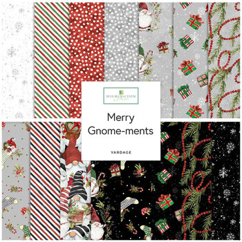 Merry Gnome-ments  Yardage by Susan Winget for Wilmington Prints