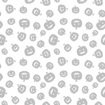 Essentials Spooky Spectacle 39179-100 White on White by Wilmington Prints