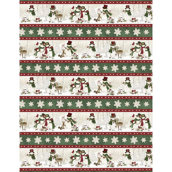 Woodland Snowmen 27733-237 by Danielle Leone for Wilmington Prints