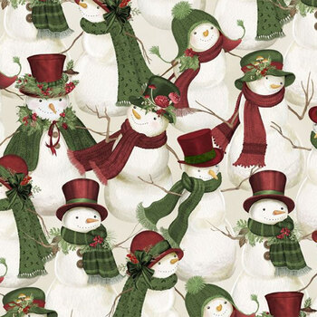 Woodland Snowmen 27734-273 by Danielle Leone for Wilmington Prints