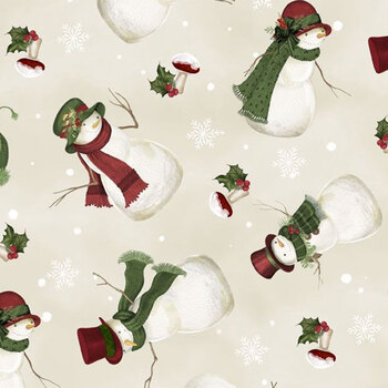 Woodland Snowmen 27736-237 by Danielle Leone for Wilmington Prints