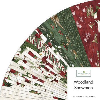 Woodland Snowmen  40 Karat Crystals by Danielle Leone for Wilmington Prints