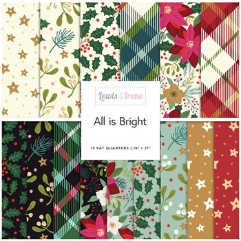 All is Bright  15 FQ Set by Stuart Hillard for Lewis & Irene