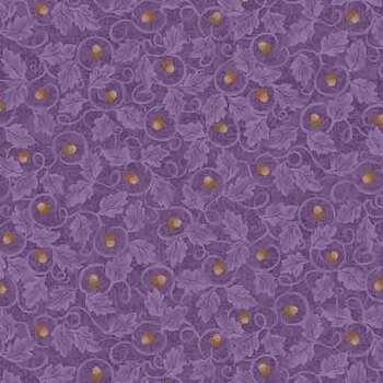 Autumn Breeze 17151-67 Plum by Nancy Halvorsen for Benartex