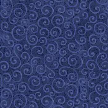 Autumn Breeze 17153-11 Navy by Nancy Halvorsen for Benartex