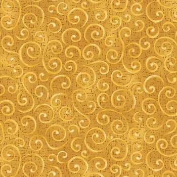 Autumn Breeze 17153-30 Gold by Nancy Halvorsen for Benartex