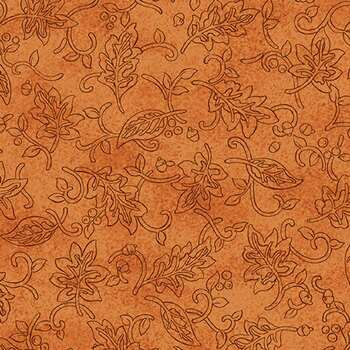 Autumn Breeze 17155-23 Pumpkin by Nancy Halvorsen for Benartex