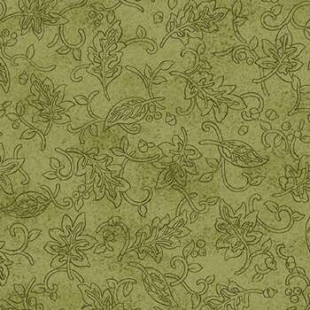 Autumn Breeze 17155-42 Grass by Nancy Halvorsen for Benartex