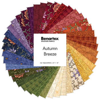 Autumn Breeze  5x5s by Nancy Halvorsen for Benartex