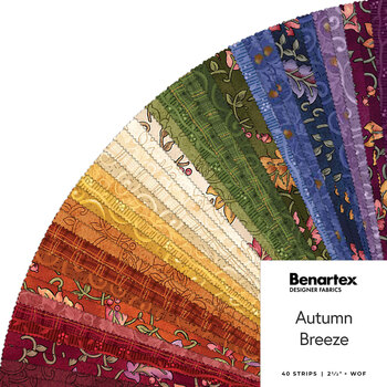 Autumn Breeze  Strip-Pies by Nancy Halvorsen for Benartex