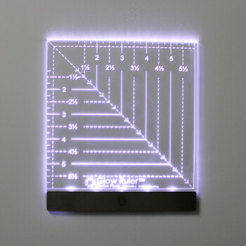 Carolina Moore Glow Ruler 6in Square Left Handed