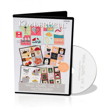 Mini Quilts, Vol. 2: Months 7 to 12 - Machine Embroidery CD