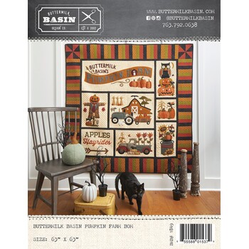 Buttermilk Basin Pumpkin Farm BOM Quilt Pattern