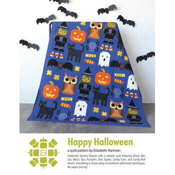 Happy Halloween Quilt Pattern by Elizabeth Hartman