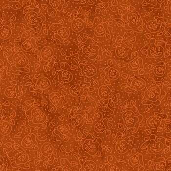 Spooky Stitches MAS10871-O Orange by Robin Kingsley for Maywood Studio