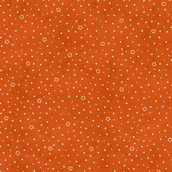 Spooky Stitches MAS10878-O Orange by Robin Kingsley for Maywood Studio