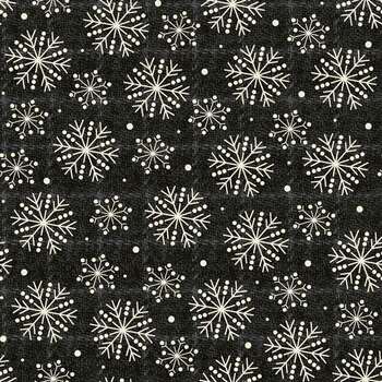 Holly Jolly Flannel MASF10895-J Black by Bonnie Sullivan for Maywood Studio