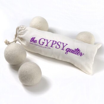 Wool Dryer Balls by The Gypsy Quilter - 4pk