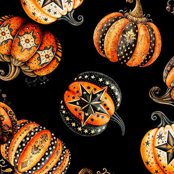 Jeepers Creepers 31010-J Pumpkin Toss by Quilting Treasures Fabrics