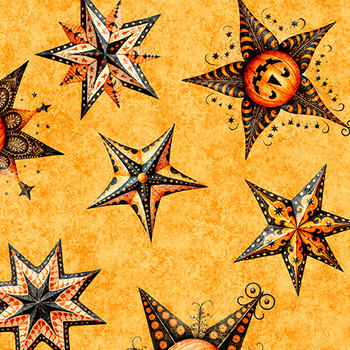 Jeepers Creepers 31012-O Stars by Quilting Treasures Fabrics