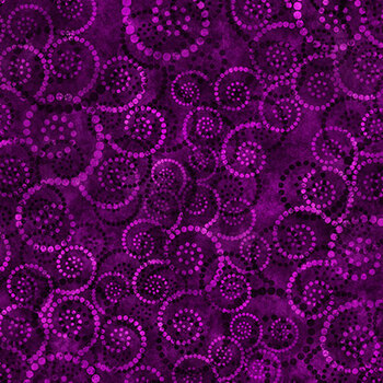 Color Essence Dotted Scroll 31094-VL Orchid by Quilting Treasures Fabrics