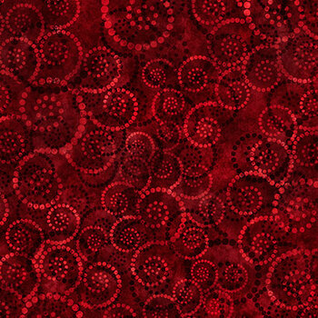 Color Essence Dotted Scroll 31094-RM Wine by Quilting Treasures Fabrics