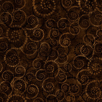 Color Essence Dotted Scroll 31094-AJ Bark by Quilting Treasures Fabrics