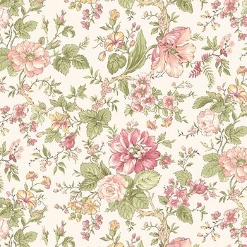 Shades of Romance R021394D-MULTI Romantic Floral by Monika Zhu for Marcus Fabrics