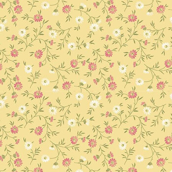 Shades of Romance R021396D-YELLOW Daisy by Monika Zhu for Marcus Fabrics