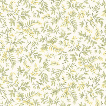 Shades of Romance R021398D-SAGE Leaves by Monika Zhu for Marcus Fabrics