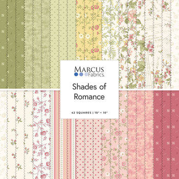 Shades of Romance   - 10” x 10” Squares by Monika Zhu for Marcus Fabrics