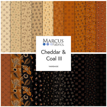 Cheddar & Coal III  Yardage by Pam Buda for Marcus Fabrics