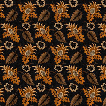 Cheddar & Coal III R171473D-BLACK Jacobean by Pam Buda for Marcus Fabrics