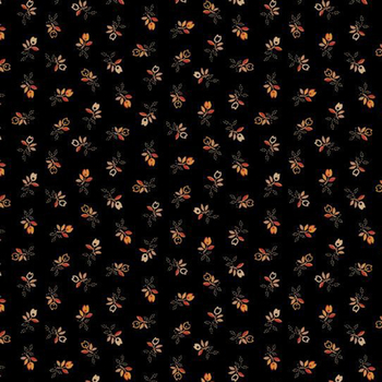 Cheddar & Coal III R171474D-BLACK Tulips by Pam Buda for Marcus Fabrics