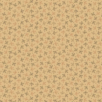 Cheddar & Coal III R171480D-BEIGE Leaves by Pam Buda for Marcus Fabrics